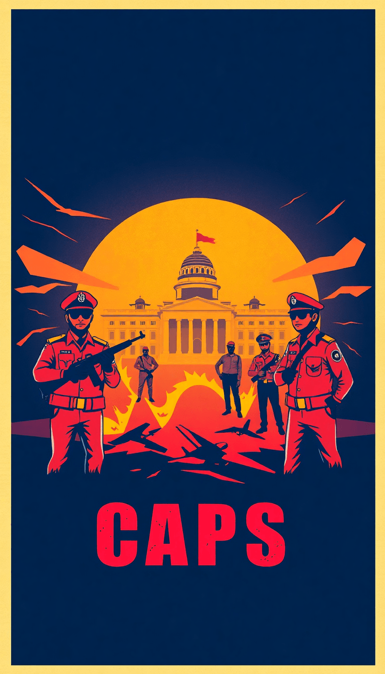 Theme:
a Poster In Which State Government Giving Orders To The Forces Named Capfs For Tasks Such As Natural Calamity Rescue E.g. Floods, Fire, Major Aircraft Crash, Insurgency, Law & Order Situation