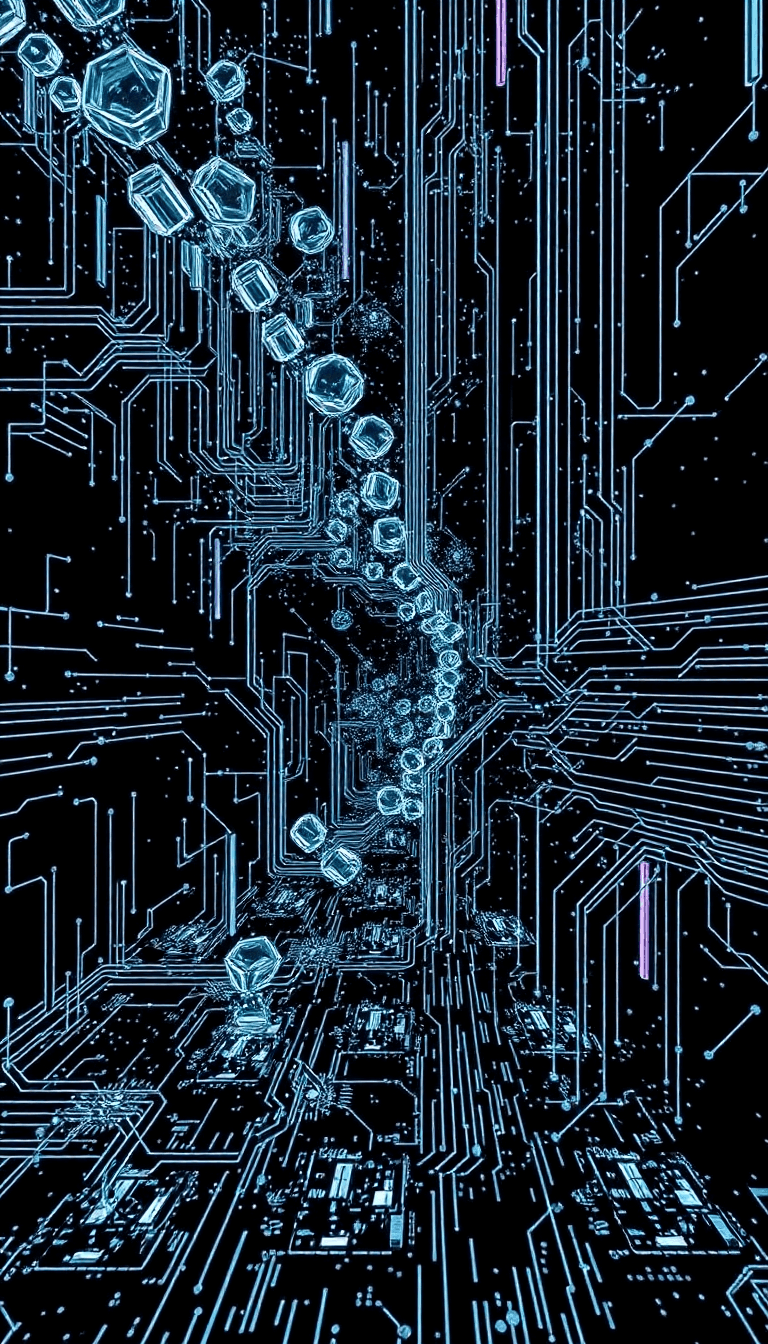 Me Faça Um Wallpaper Para Inserir De Fundo Do Meu Powerpoint, Na Parte Principal Em Que Colocaria Manualmente O Título Da Palestra. Quero Algo Futurístico Que Envolva Imagens De Hacking, Hacker, Mundo