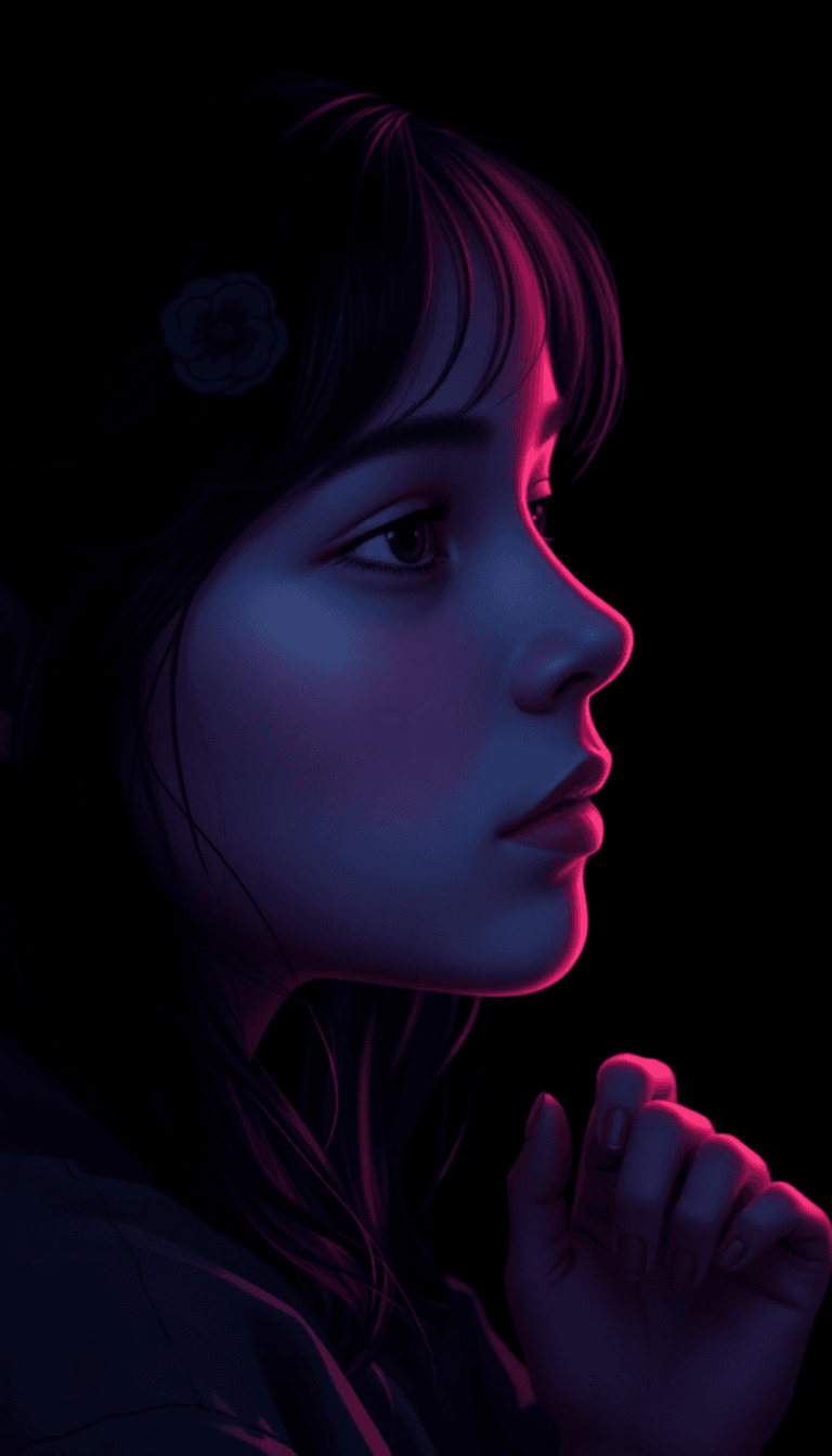 A Beautiful Girl Listening To Her Mother Words Thinking Soo Deeply For Her Success In Her Dreams