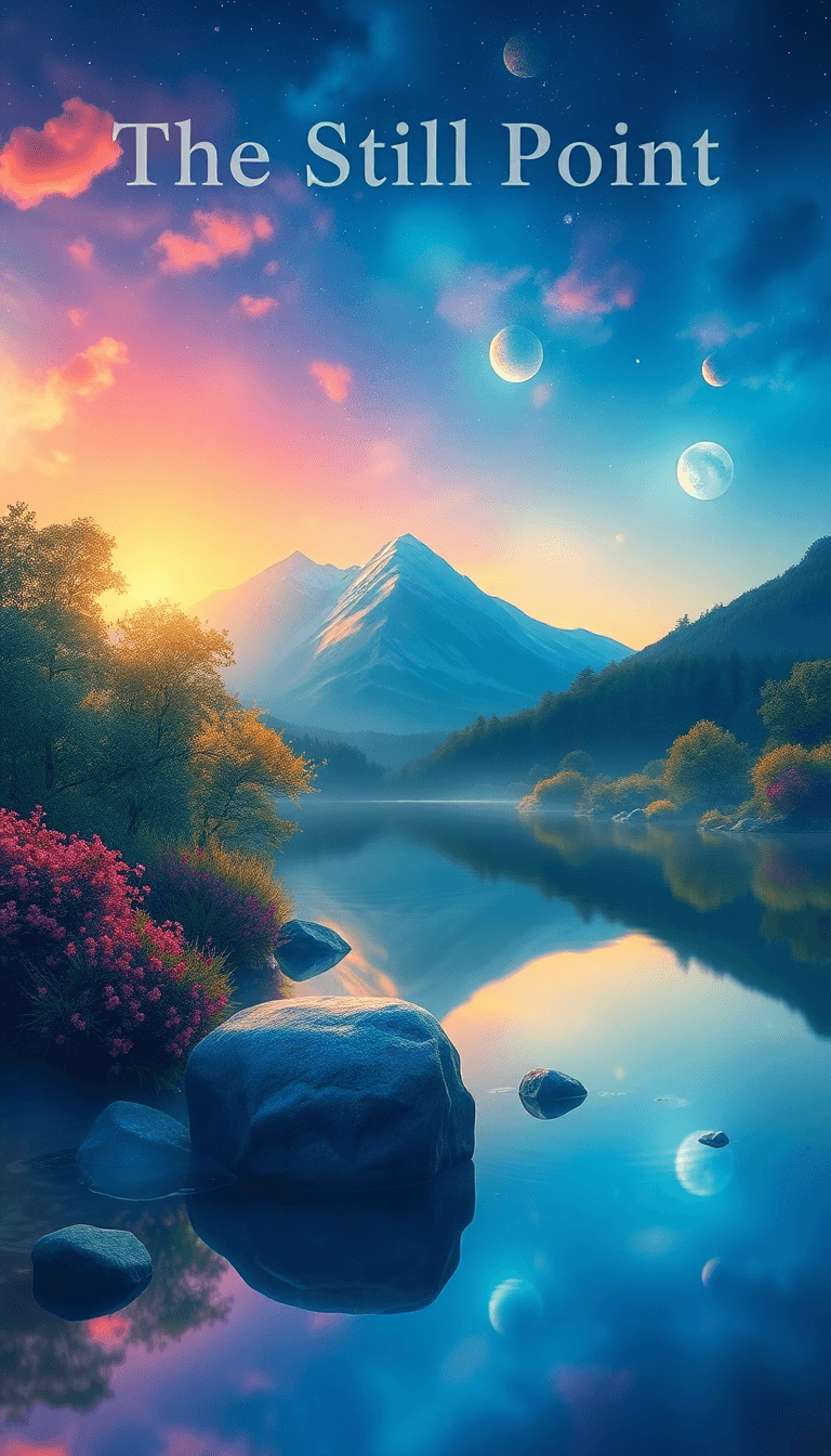 I Need A Wallpaper For My Podcast Focusing On Mental Health.the Name Of The Podcast Is " The Still Point". Above The The Podcast Name Should Be There. Below My Name Should Be Theme. My Name Is Hasmin