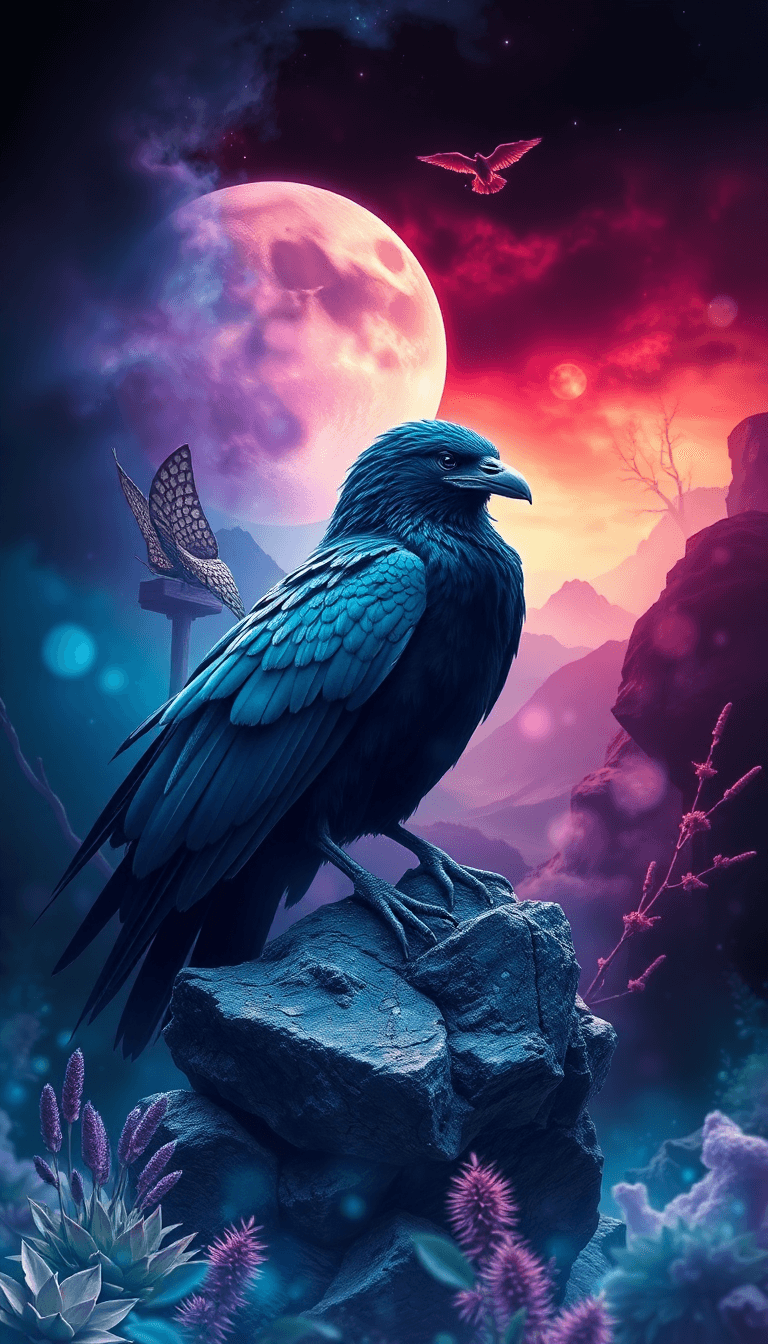 Generate A Image Of Raven From Titans, Image Should Be In A Dark Theme Carrying Goth Vibe