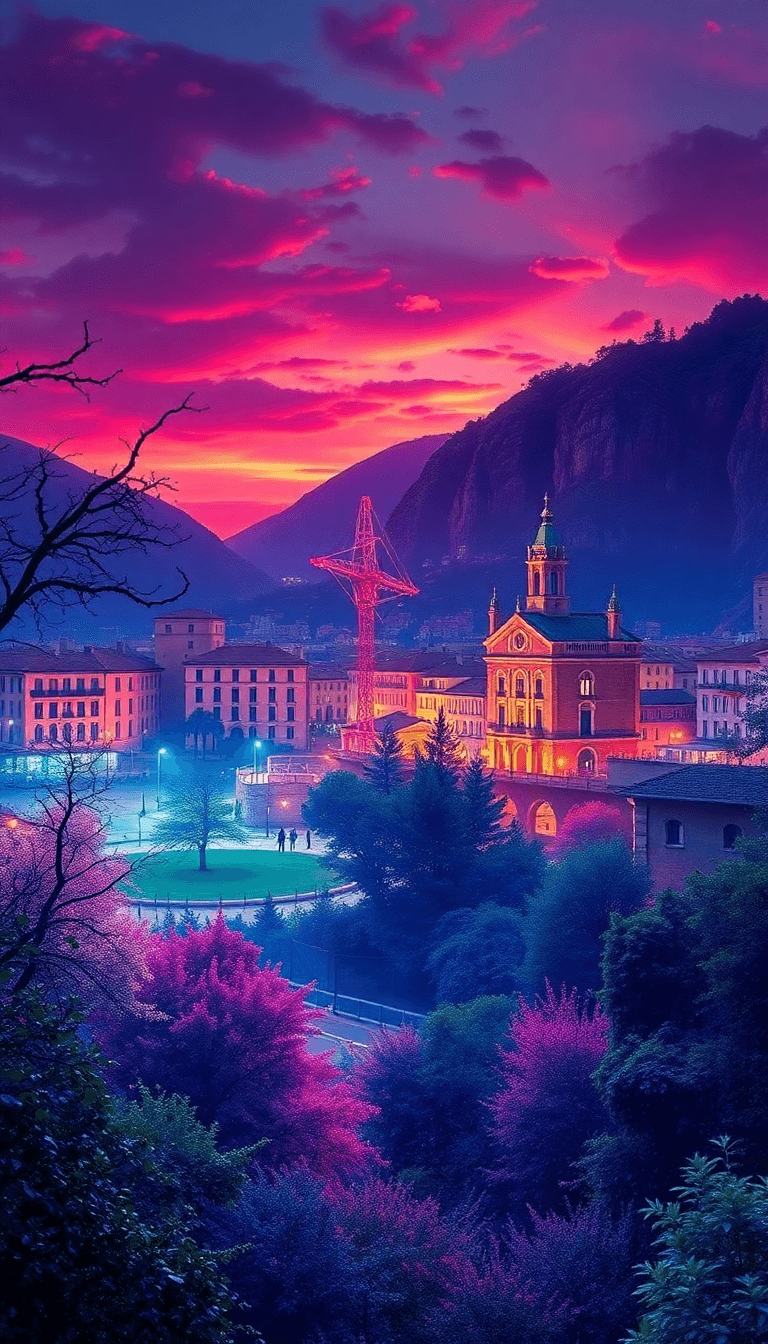 San Siro In The Evening With The Match Going Of Inter Milan Vs Ac Milan